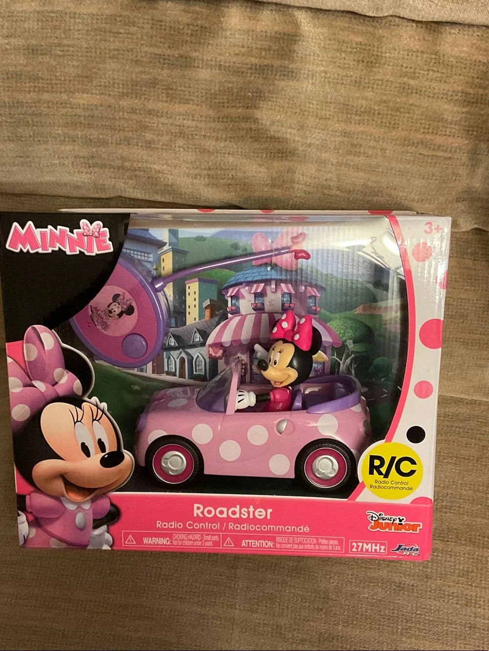 Minnie Mouse Pink Roadster R/C Toy